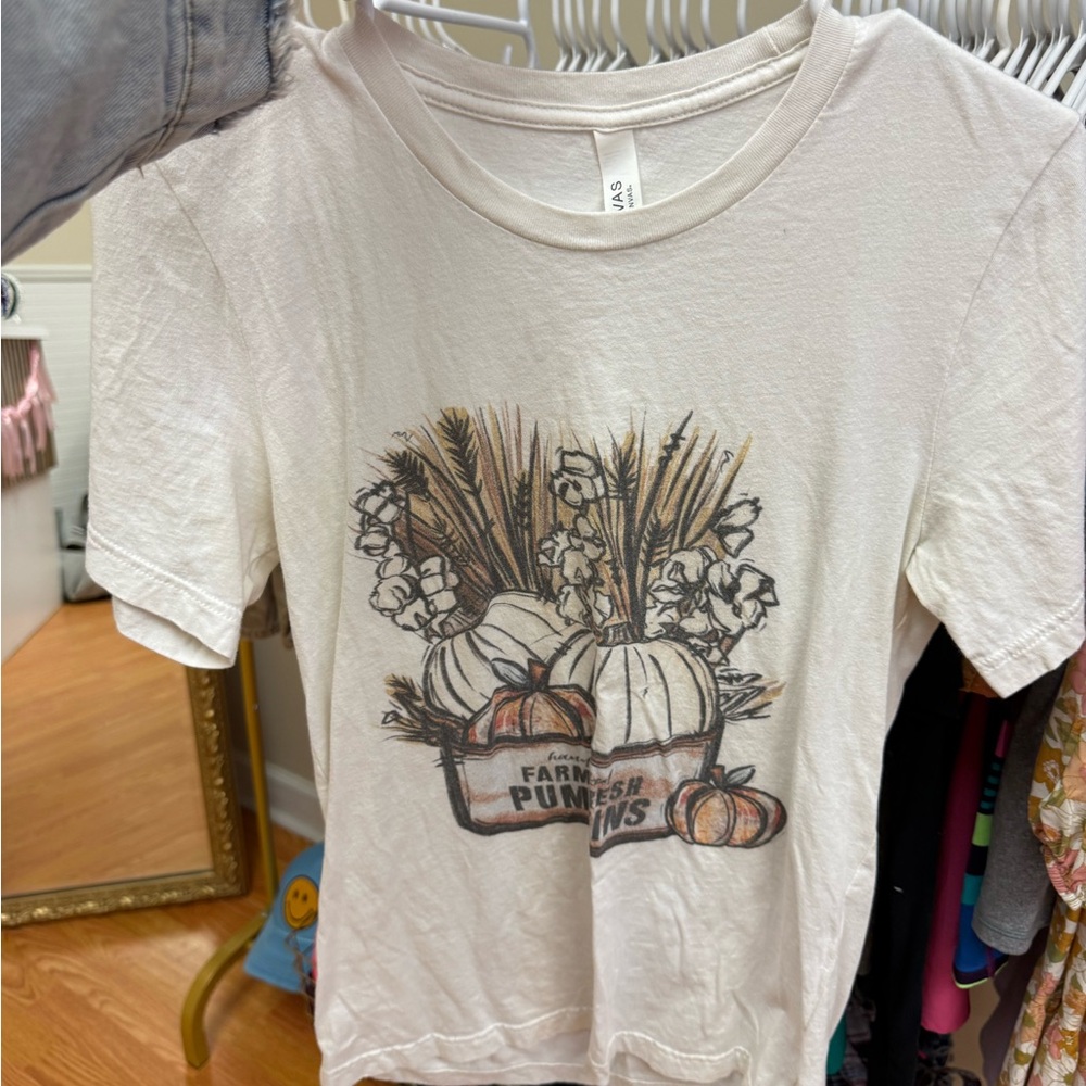 Bella Canvas Boutique  Cream Pumpkin Graphic Tee